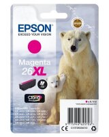 Epson Polar bear Singlepack Magenta 26XL Claria Premium Ink - Hohe (XL-) Ausbeute - Tinte auf Pigmentbasis - 9,7 ml - 700 Seiten - 1 Stück(e)