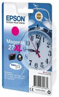 Y-C13T27134012 | Epson Alarm clock Singlepack Magenta 27XL DURABrite Ultra Ink - Hohe (XL-) Ausbeute - Tinte auf Pigmentbasis - 10,4 ml - 1100 Seiten - 1 Stück(e) | C13T27134012 | Tintenpatronen |