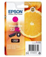Y-C13T33634012 | Epson Oranges Singlepack Magenta 33XL Claria Premium Ink - Hohe (XL-) Ausbeute - Tinte auf Pigmentbasis - 8,9 ml - 650 Seiten - 1 Stück(e) | C13T33634012 | Tintenpatronen |