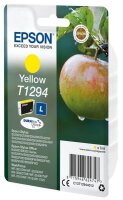 Y-C13T12944012 | Epson Apple Singlepack Yellow T1294 DURABrite Ultra Ink - Tinte auf Pigmentbasis - 7 ml - 616 Seiten - 1 Stück(e) | Herst. Nr. C13T12944012 | Tintenpatronen | EAN: 8715946624747 |Gratisversand | Versandkostenfrei in Österrreich