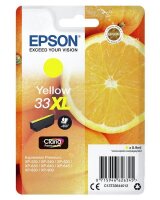 Epson Oranges Singlepack Yellow 33XL Claria Premium Ink - Hohe (XL-) Ausbeute - Tinte auf Pigmentbasis - 8,9 ml - 650 Seiten - 1 St&uuml;ck(e)