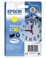 Epson Alarm clock Singlepack Yellow 27XL DURABrite Ultra Ink - Hohe (XL-) Ausbeute - Tinte auf Pigmentbasis - 10,4 ml - 1100 Seiten - 1 St&uuml;ck(e)