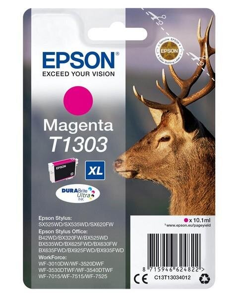 Epson Stag Singlepack Magenta T1303 DURABrite Ultra Ink - Hohe (XL-) Ausbeute - Tinte auf Pigmentbasis - 10,1 ml - 600 Seiten - 1 St&uuml;ck(e)