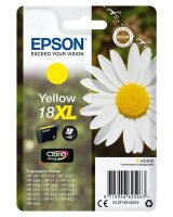 Epson Daisy Singlepack Yellow 18XL Claria Home Ink - Hohe (XL-) Ausbeute - Tinte auf Pigmentbasis - 6,6 ml - 450 Seiten - 1 St&uuml;ck(e)