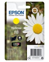 Epson Daisy Singlepack Yellow 18 Claria Home Ink - Standardertrag - Tinte auf Pigmentbasis - 3,3 ml - 180 Seiten - 1 St&uuml;ck(e)