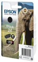 Y-C13T24214012 | Epson Elephant Singlepack Black 24 Claria Photo HD Ink - Standardertrag - Tinte auf Pigmentbasis - 5,1 ml - 240 Seiten - 1 Stück(e) | C13T24214012 | Tintenpatronen |