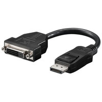 Wentronic DisplayPort - DVI-D M/F - 0,2 m - DisplayPort - DVI-D - M&auml;nnlich - Weiblich - Nickel