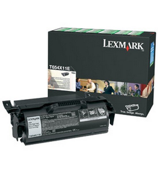 Lexmark T654 Extra High Yield Return Program Print Cartridge - Schwarz