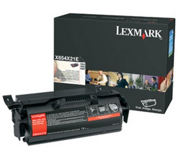 Lexmark X654 - X656 - X658 Extra High Yield Print Cartridge - 36000 pages - Black