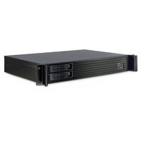 Y-88887210 | Inter-Tech 1.5U-1528L - Rack - Server - Schwarz - Mini-ITX - Stahl - 1.5U | 88887210 | Gehäuse |