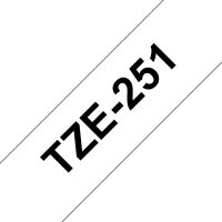 Y-TZE251 | Brother TZE251 - Schwarz auf weiss - TZe - Weiß - 2,4 cm - 8 m | Herst. Nr. TZE251 | Papier, Folien, Etiketten | EAN: 4977766685412 |Gratisversand | Versandkostenfrei in Österrreich