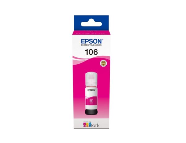 Epson 106 EcoTank Magenta ink bottle - Tinte auf Pigmentbasis - 70 ml - 1 St&uuml;ck(e)