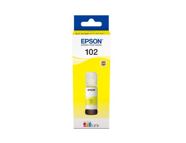 Epson 102 EcoTank Yellow ink bottle - Tinte auf Pigmentbasis - 70 ml - 1 St&uuml;ck(e)