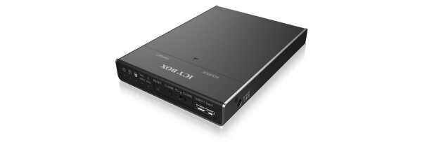 ICY BOX IB-2812CL-U3 - SSD - Serial ATA III - M.2 - USB 3.2 Gen 1 (3.1 Gen 1) Type micro-B - 5 Gbit/s - Schwarz
