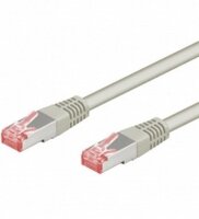 Wentronic Patch-Kabel CAT6 7.5m grau S/FTP 2xRJ45 PVC CCA - Kabel - Netzwerk