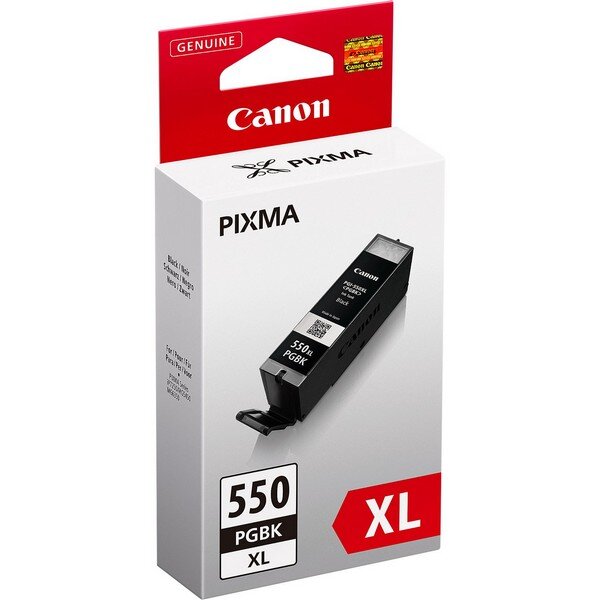Y-6431B001 | Canon PGI-550PGBK XL Tinte Pigment-Schwarz mit hoher Reichweite - Hohe (XL-) Ausbeute - Tinte auf Pigmentbasis - 1 Stück(e) - Einzelpackung | 6431B001 | Tintenpatronen |