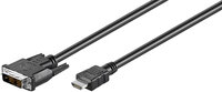 Wentronic DVI auf HDMI Adapterkabel 2m