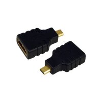 LogiLink AH0010 - HDMI D - HDMI A - Schwarz