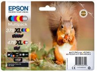 Epson Squirrel Multipack 6-colours 378XL / 478XL Claria Photo HD Ink - Hohe (XL-) Ausbeute - Tinte auf Pigmentbasis - 11,2 ml - 9,3 ml - 6 Stück(e) - Multipack