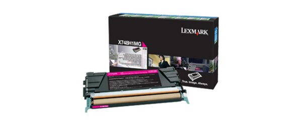 Y-X748H1MG | Lexmark X748H1MG - 10000 Seiten - Magenta - 1 Stück(e) | Herst. Nr. X748H1MG | Toner | EAN: 734646346764 |Gratisversand | Versandkostenfrei in Österrreich