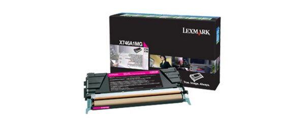 Y-X746A1MG | Lexmark X746A1MG - 7000 Seiten - Magenta - 1 Stück(e) | Herst. Nr. X746A1MG | Toner | EAN: 734646346627 |Gratisversand | Versandkostenfrei in Österrreich