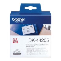Y-DK44205 | Brother Endlos-Etikett (Papier) - Schwarz auf weiss - DK - Weiß - Direkt Wärme - Brother - Brother QL1050 - QL1060N - QL500 - QL500A - QL550 - QL560 - QL560VP - QL570 - QL580N - QL650TD - QL700,... | DK44205 | Papier, Folien, Etiketten |
