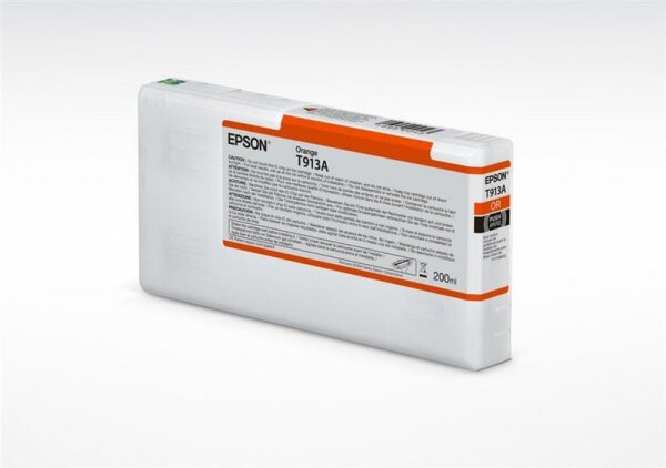 Y-C13T913A00 | Epson T913A Orange Ink Cartridge (200ml) - Standardertrag - Tinte auf Pigmentbasis - 200 ml - 1 Stück(e) | Herst. Nr. C13T913A00 | Tintenpatronen | EAN: 10343930032 |Gratisversand | Versandkostenfrei in Österrreich