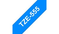 Y-TZE555 | Brother Schriftband 24mm - Weiss auf Blau - TZe - Wärmeübertragung - Brother - PT-2430PC - PT-2700 - PT-2730 - PT-9600 - PT-9700PC - PT-9800PCN - 2,4 cm | TZE555 | Verbrauchsmaterial | GRATISVERSAND :-) Versandkostenfrei bestellen in Österreich